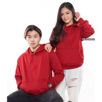 HOODIE JUMPER - MAROON