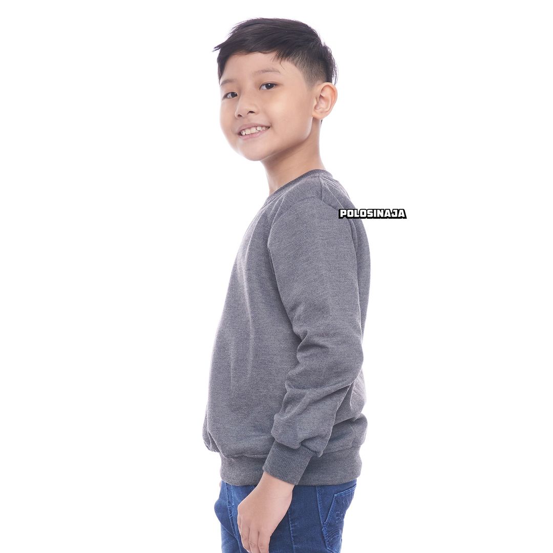 BASIC SWEATER ANAK - ABU MISTY TUA