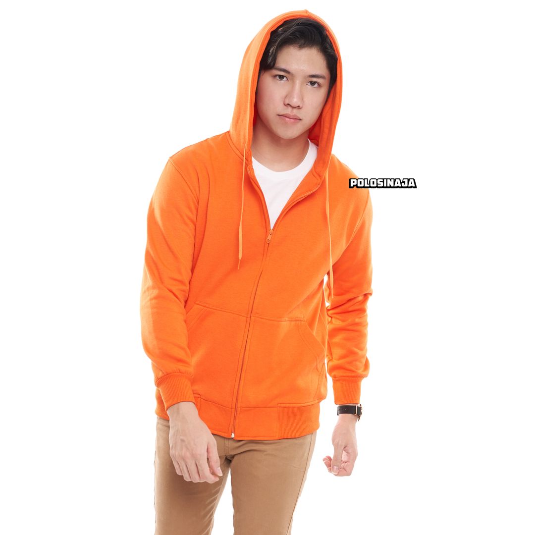 HOODIE ZIPPER - ORANGE