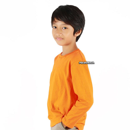 KAOS ANAK LENGAN PANJANG - ORANGE