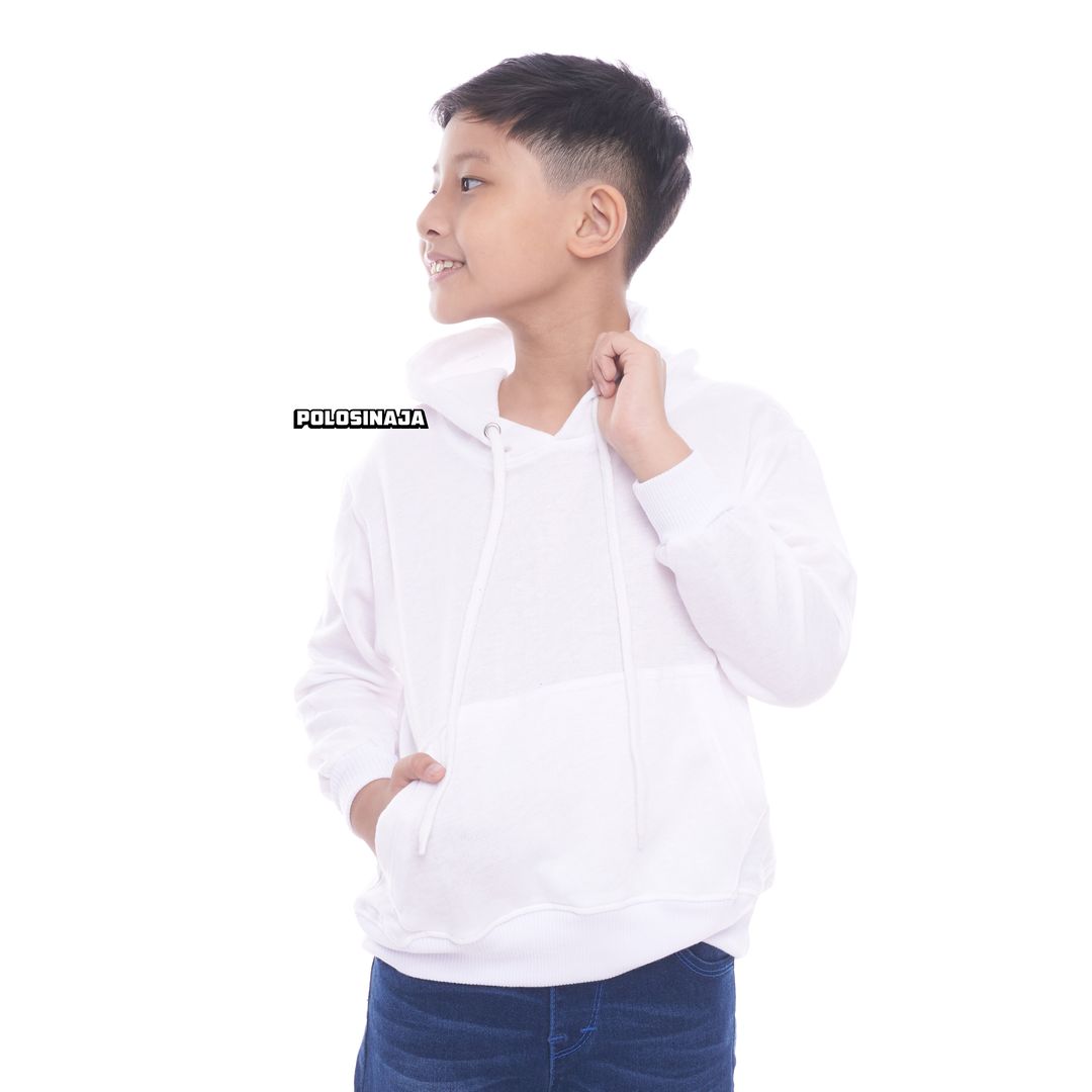 HOODIE JUMPER ANAK - WHITE