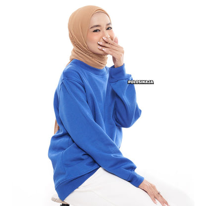 BASIC SWEATER - ELECTRIC BLUE