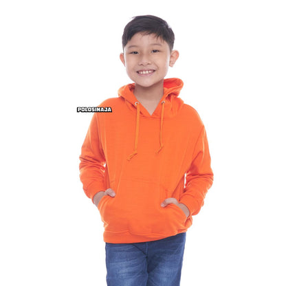 HOODIE JUMPER ANAK - ORANGE