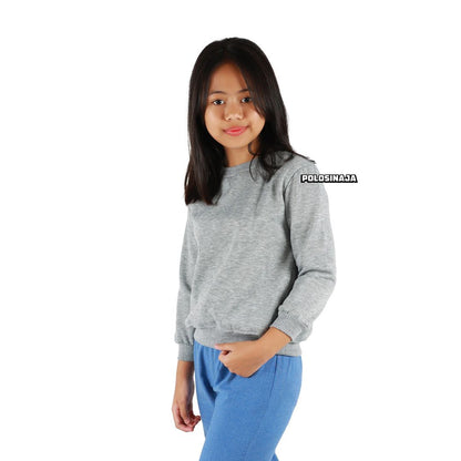 BASIC SWEATER ANAK - ABU MISTY MUDA