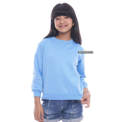 BASIC SWEATER ANAK - BABY BLUE