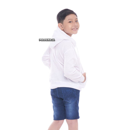 HOODIE JUMPER ANAK - WHITE