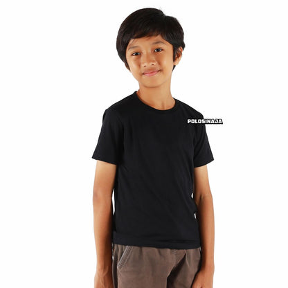 KAOS POLOS ANAK - BLACK