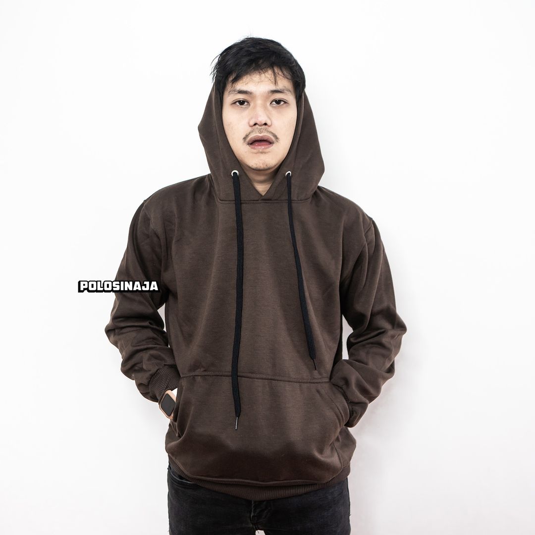 HOODIE JUMPER - BROWN