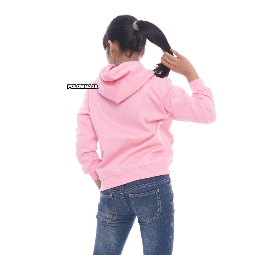 HOODIE JUMPER ANAK - BABY PINK