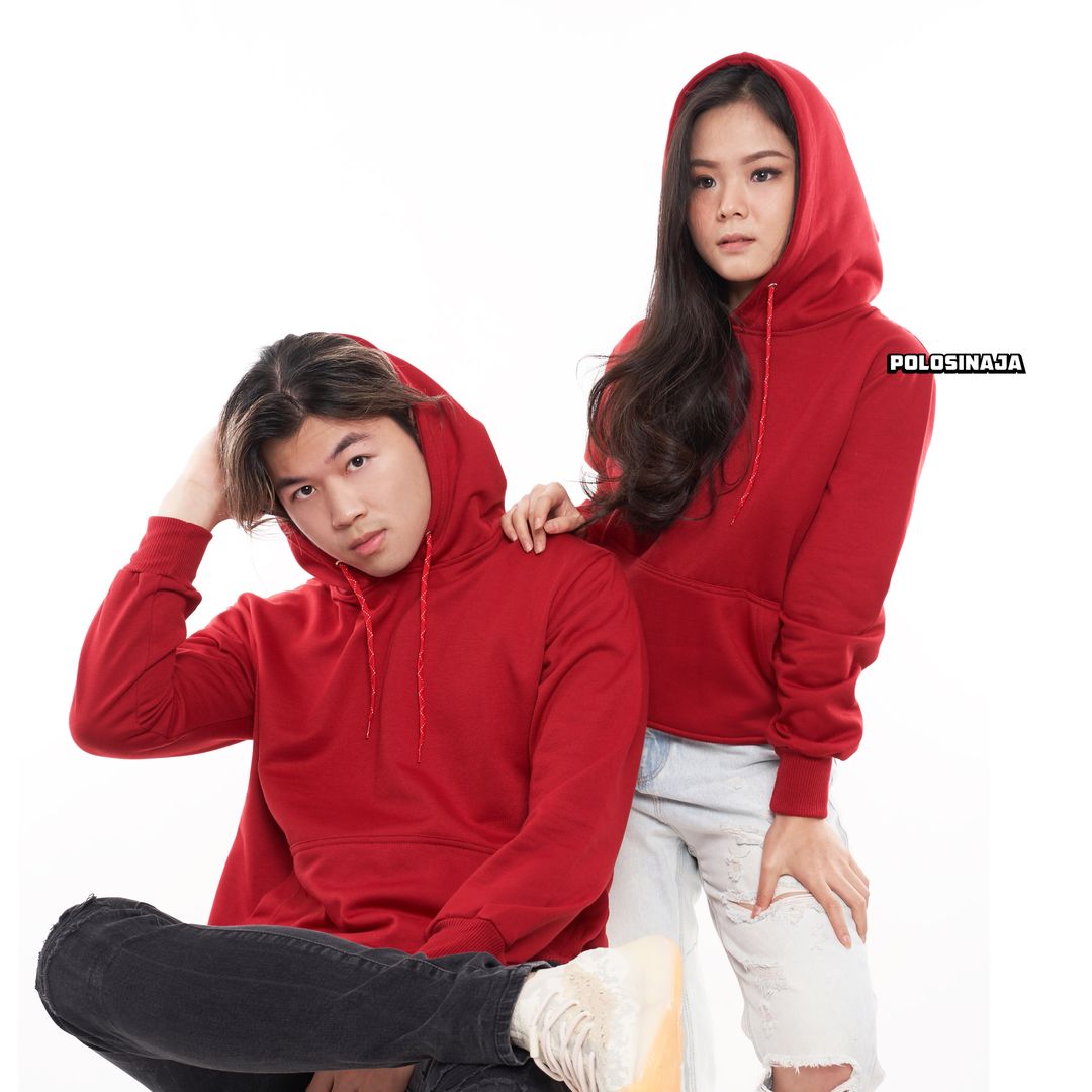 HOODIE JUMPER - MAROON