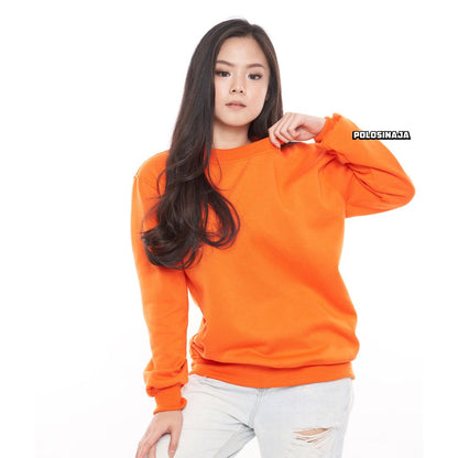 BASIC SWEATER - ORANGE