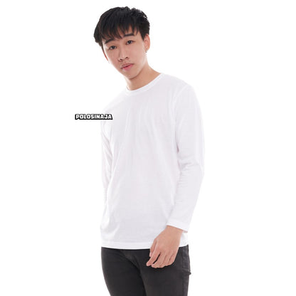 KAOS LENGAN PANJANG - WHITE