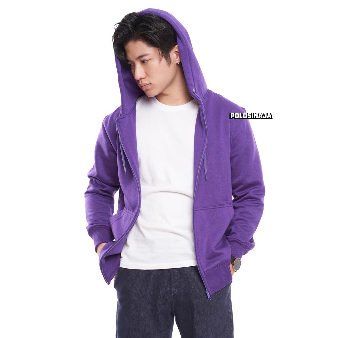 HOODIE ZIPPER - PURPLE