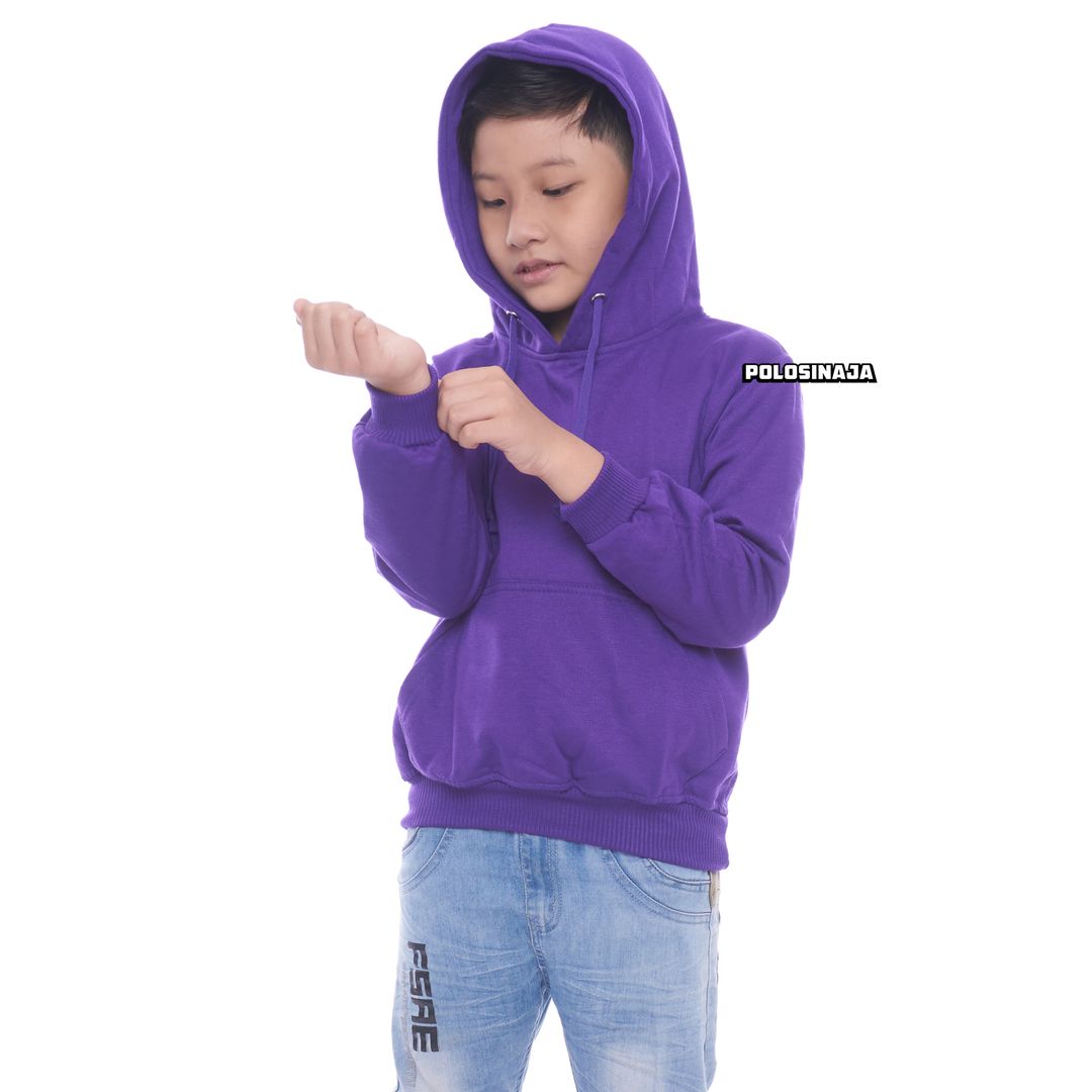 HOODIE JUMPER ANAK - PURPLE