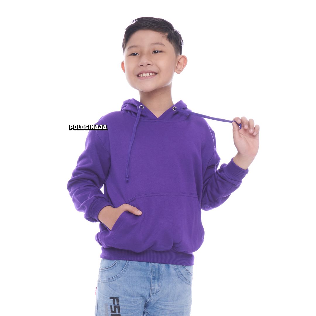 HOODIE JUMPER ANAK - PURPLE