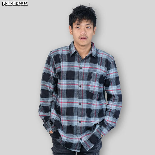 Kemeja Flanel Lengan Panjang