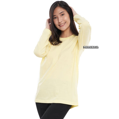 KAOS LENGAN PANJANG - SOFT YELLOW