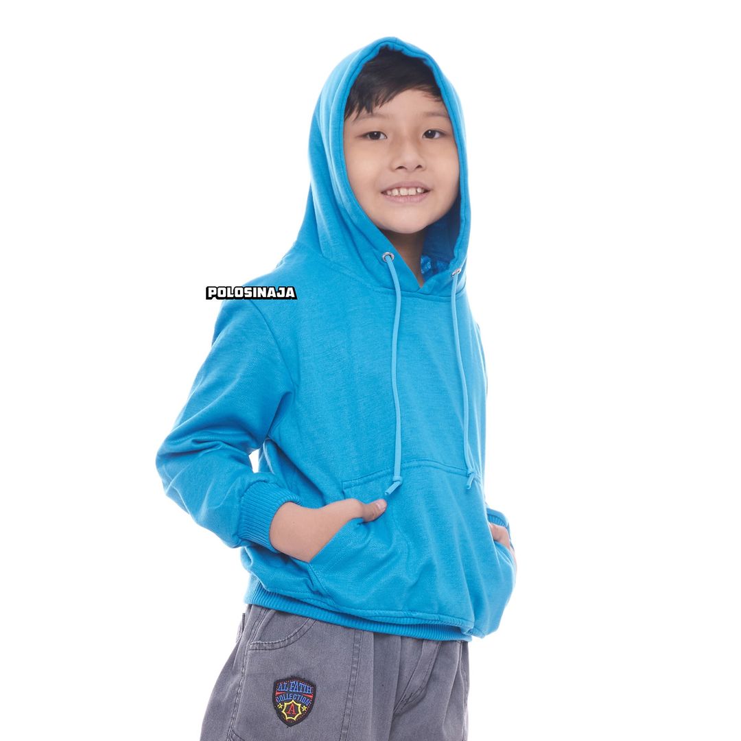 HOODIE JUMPER ANAK - TURKISH BLUE