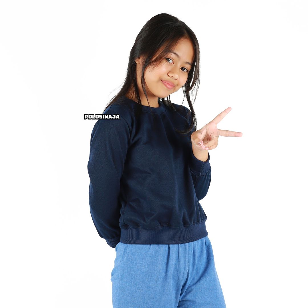 BASIC SWEATER ANAK - NAVY