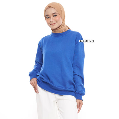 BASIC SWEATER - ELECTRIC BLUE