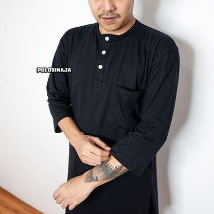 KAOS KOKO KURTA - BLACK