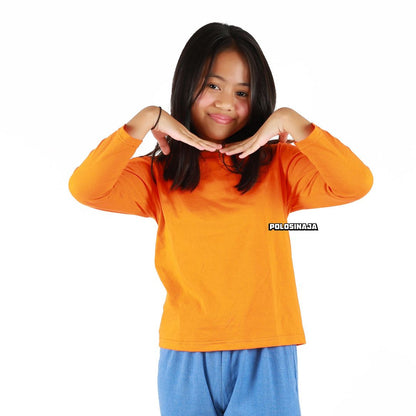 KAOS ANAK LENGAN PANJANG - ORANGE