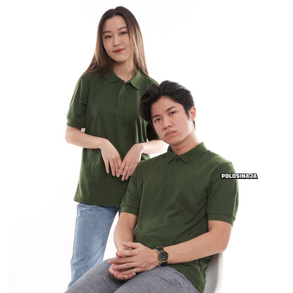 KAOS POLO - HIJAU ARMY