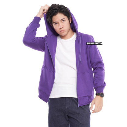 HOODIE ZIPPER - PURPLE