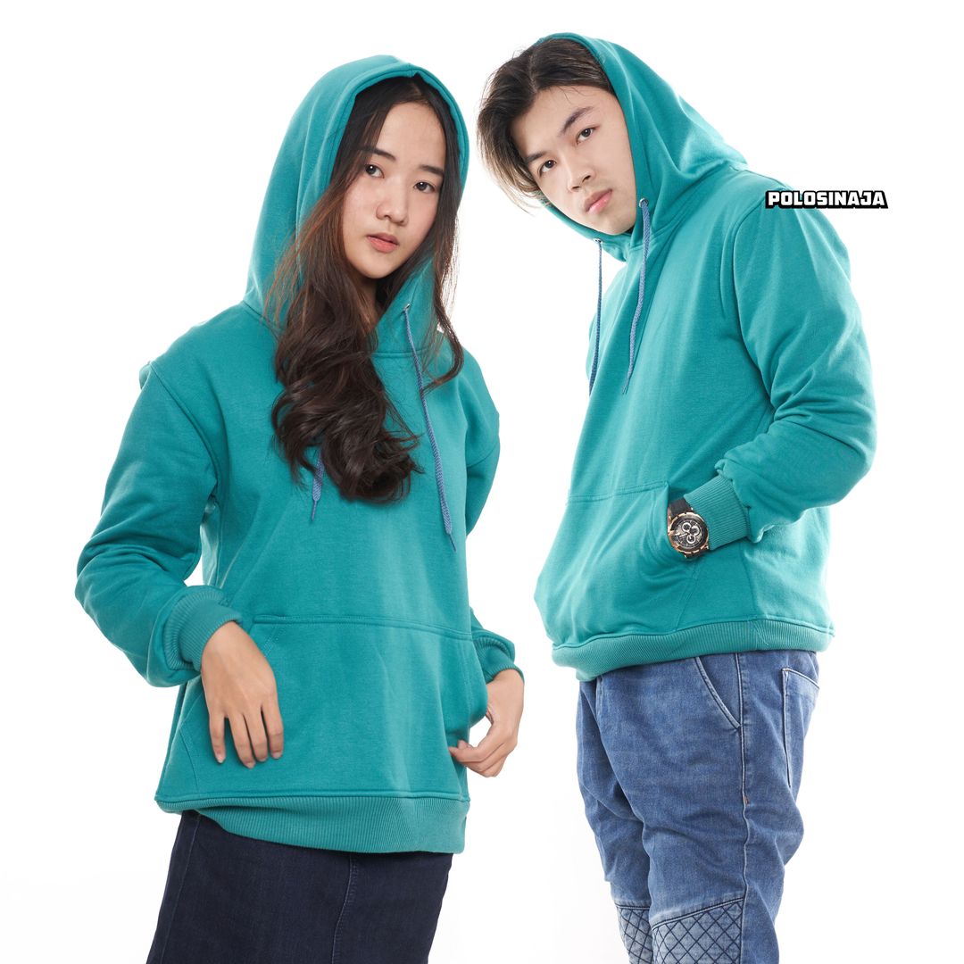 HOODIE JUMPER - TEAL