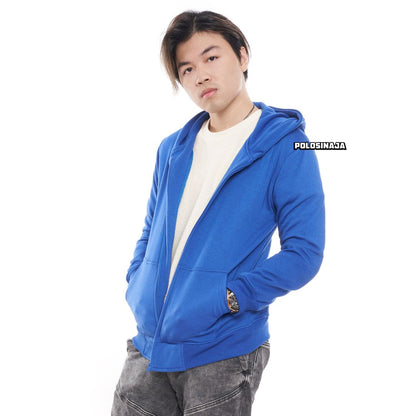 HOODIE ZIPPER - ELECTRIC BLUE