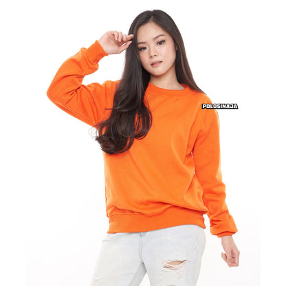 BASIC SWEATER - ORANGE