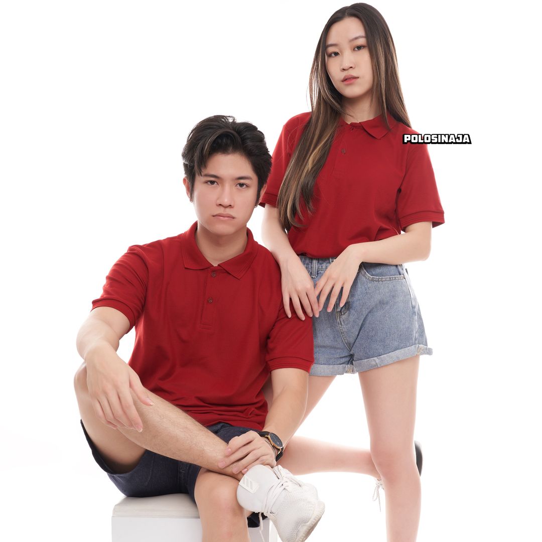 KAOS POLO - MERAH