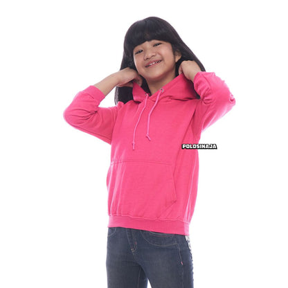 HOODIE JUMPER ANAK - PINK FANTA