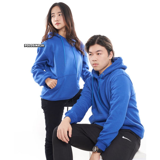 HOODIE JUMPER - ELECTRIC BLUE