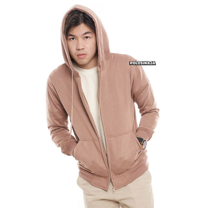 HOODIE ZIPPER - BEIGE