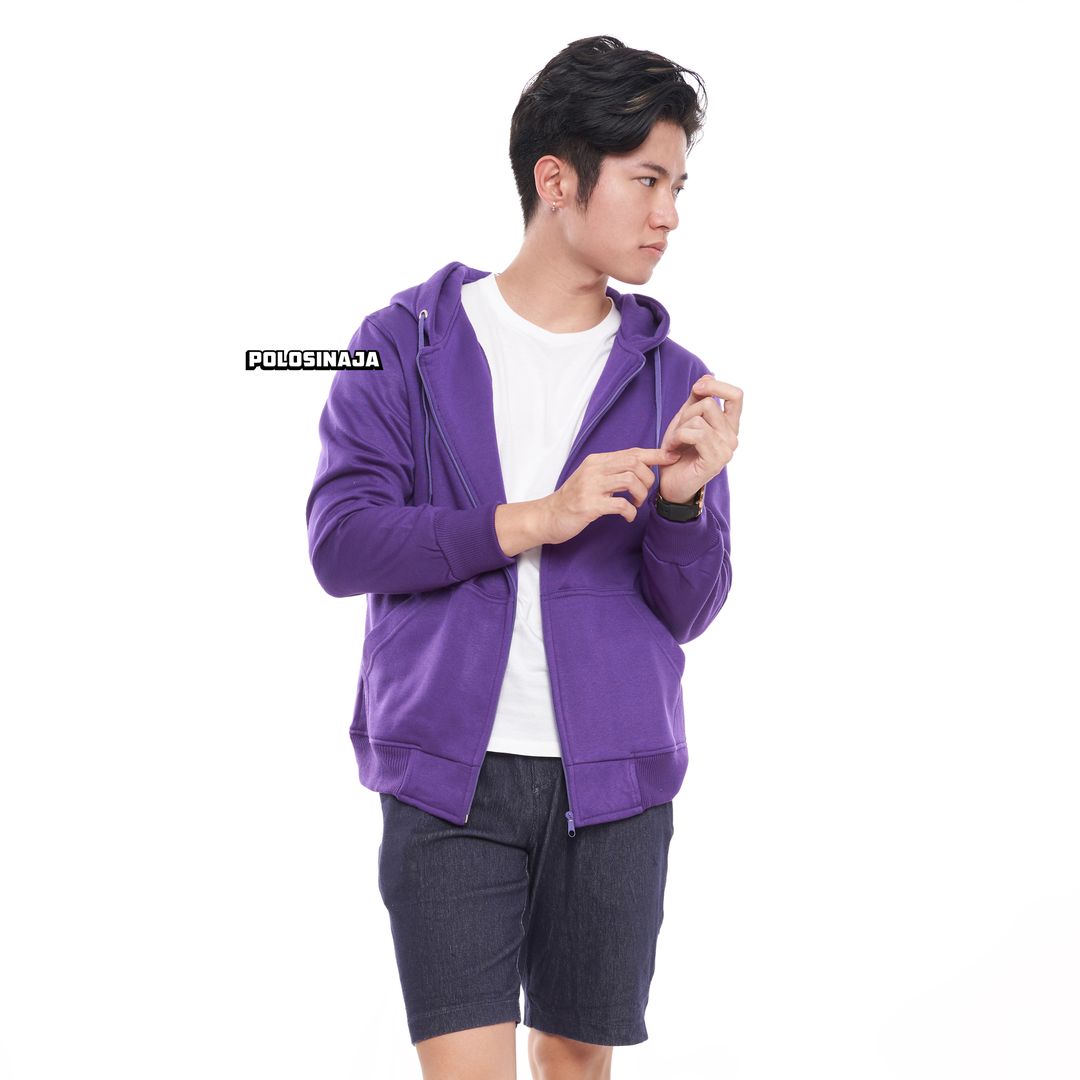 HOODIE ZIPPER - PURPLE