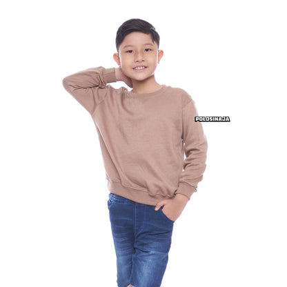 BASIC SWEATER ANAK - BEIGE