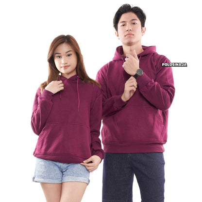 HOODIE JUMPER - BURGUNDY