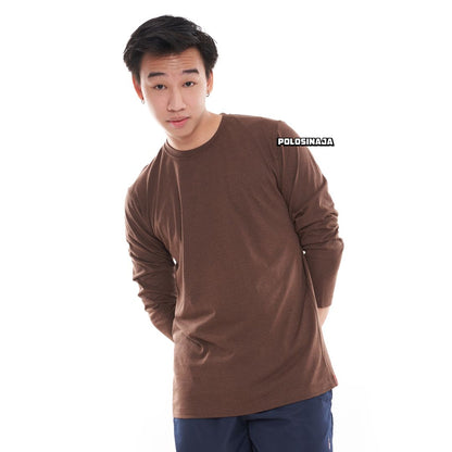 KAOS LENGAN PANJANG - BROWN