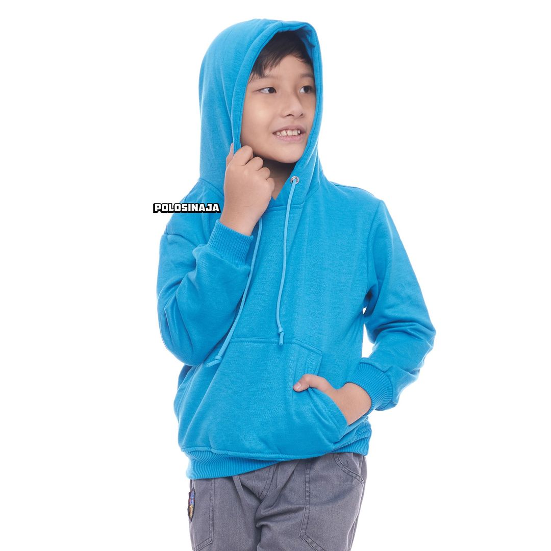 HOODIE JUMPER ANAK - TURKISH BLUE