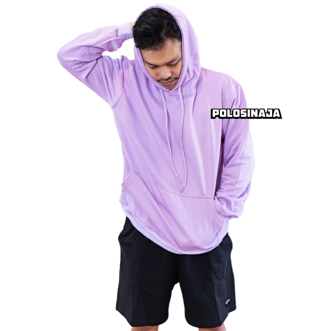 HOODIE JUMPER - UNGU MUDA