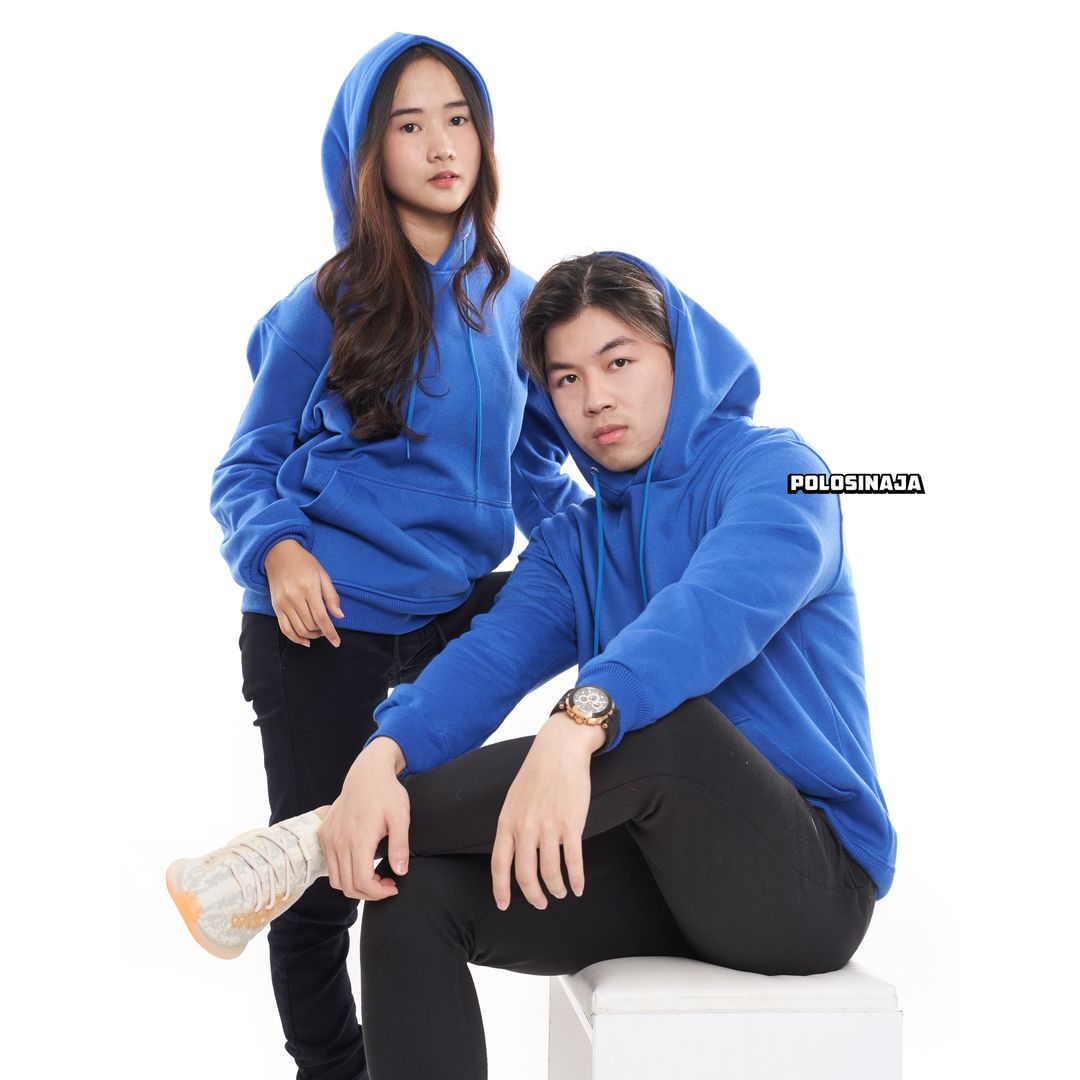 HOODIE JUMPER - ELECTRIC BLUE