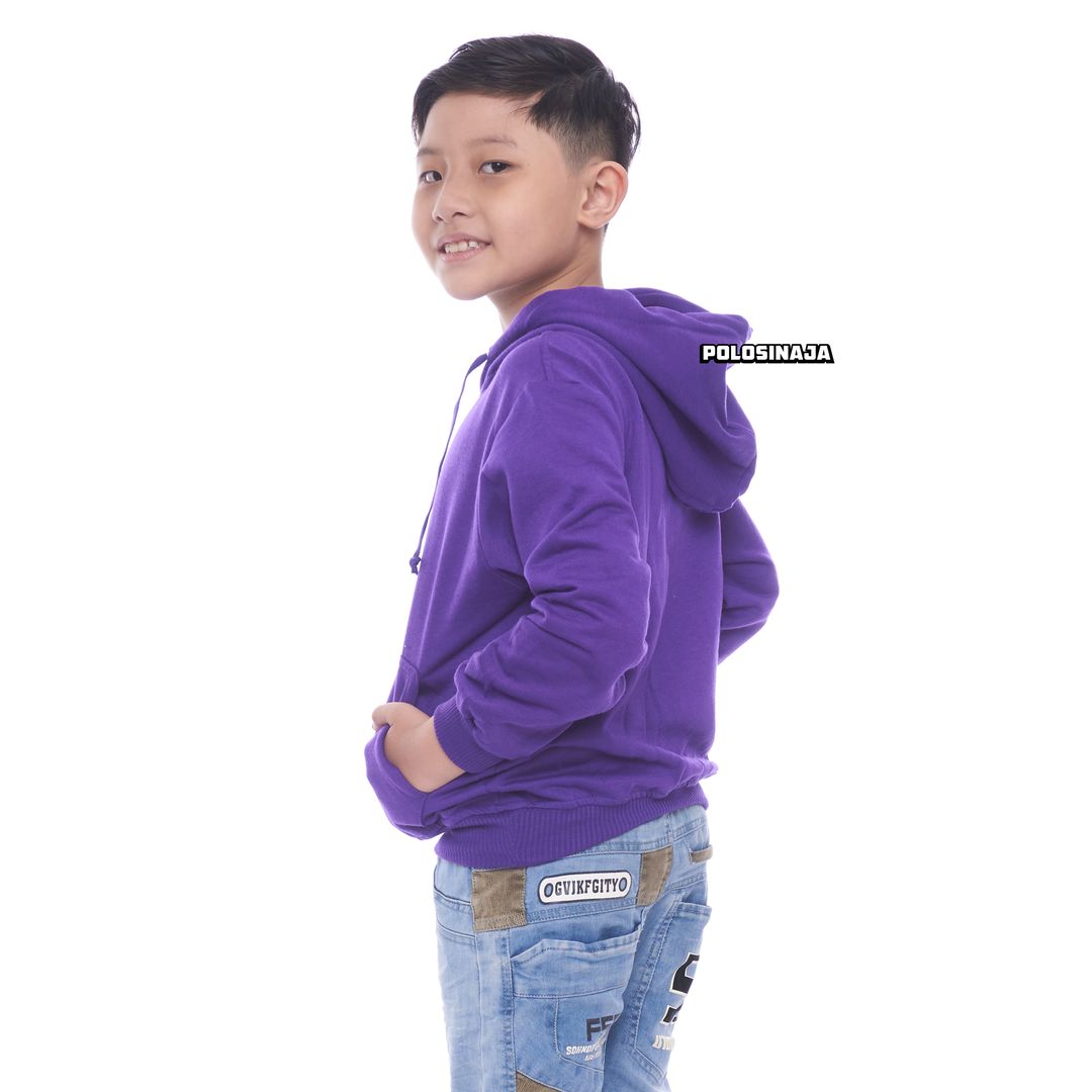 HOODIE JUMPER ANAK - PURPLE