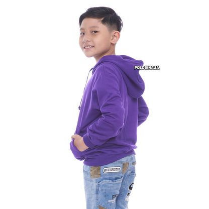 HOODIE JUMPER ANAK - PURPLE