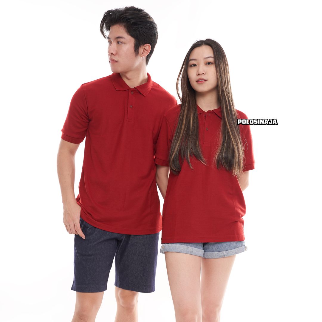 KAOS POLO - MERAH